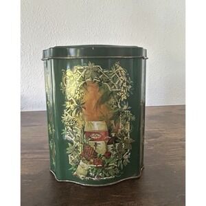 Vintage‎ AVON Christmas 1981 Collectible Canister Tin ENGLAND